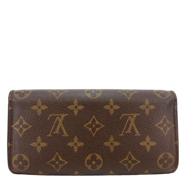 LOUIS VUITTON Sarah Monogram Canvas Wallet Brown
