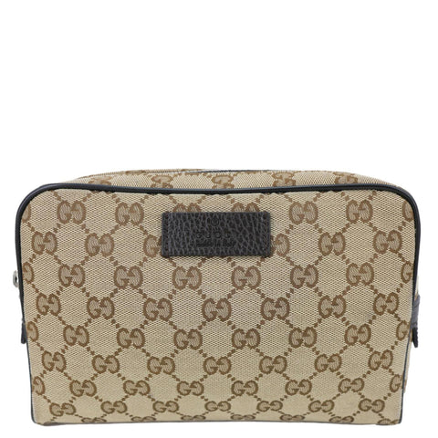 GUCCI GG Supreme Canvas Belt Bag Beige 449174