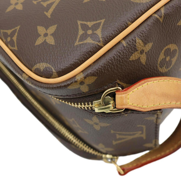 LOUIS VUITTON Dopp Kit Monogram Canvas Toiletry Pouch Brown
