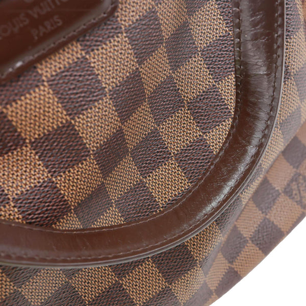 LOUIS VUITTON Evora MM Damier Ebene Shoulder Bag Brown