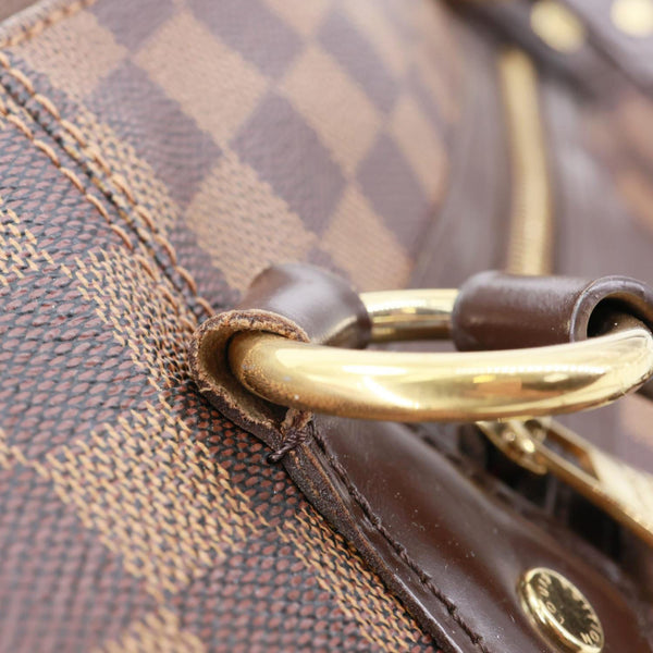 LOUIS VUITTON Evora MM Damier Ebene Shoulder Bag Brown