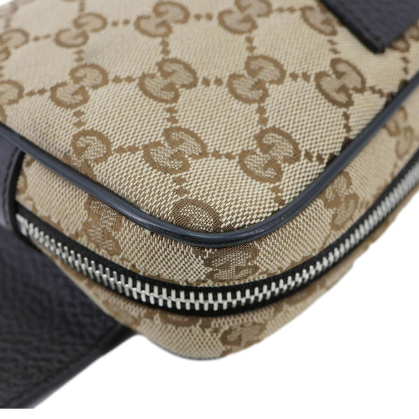 GUCCI GG Supreme Canvas Belt Bag Beige 449174