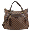 LOUIS VUITTON Evora MM Damier Ebene Shoulder Bag Brown