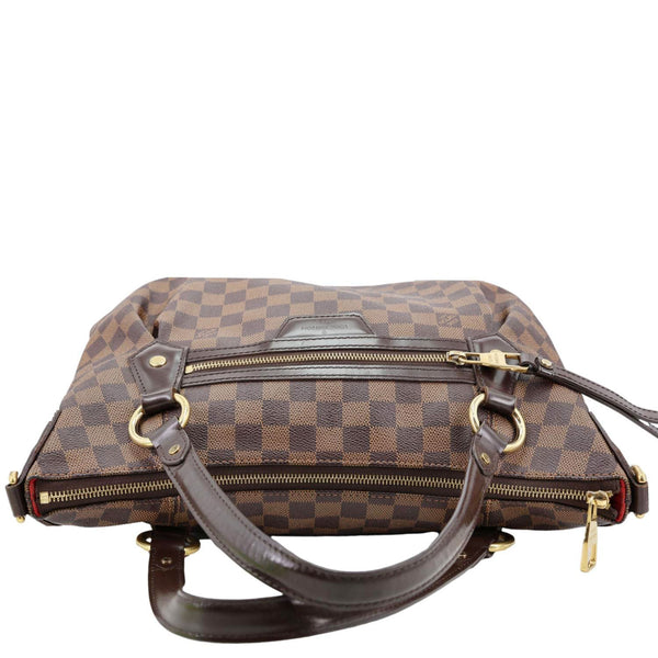 LOUIS VUITTON Evora MM Damier Ebene Shoulder Bag Brown