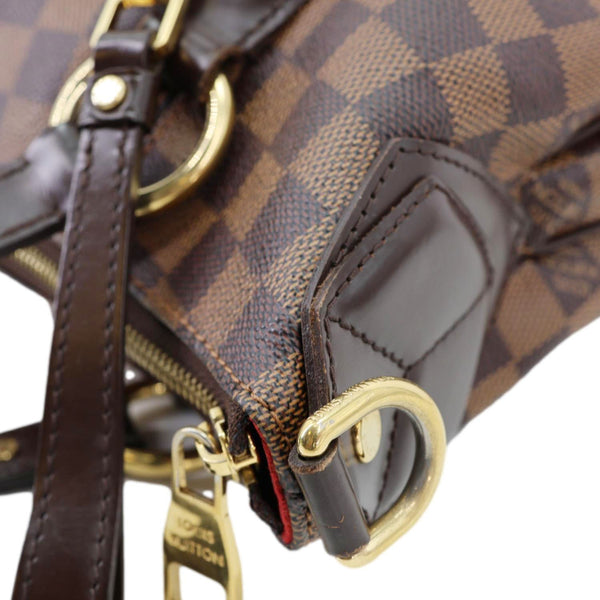 LOUIS VUITTON Evora MM Damier Ebene Shoulder Bag Brown