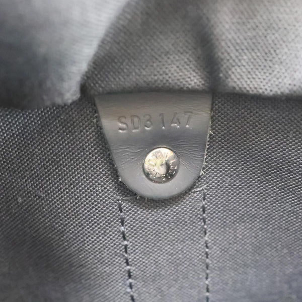 LOUIS VUITTON Keepall 55 Bandouliere Monogram Eclipse Travel Bag Black