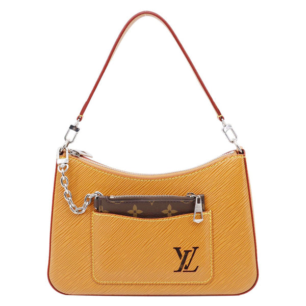 LOUIS VUITTON Marelle Epi Leather Shoulder Bag Gold