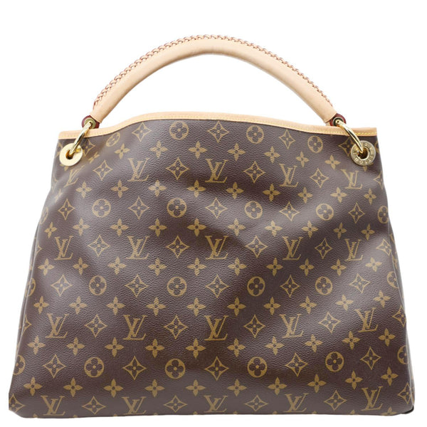 LOUIS VUITTON Artsy MM Monogram Canvas Hobo Bag Brown
