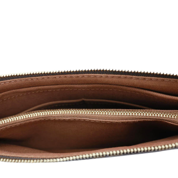 LOUIS VUITTON Pochette Accessoires Monogram Canvas Pouch Brown