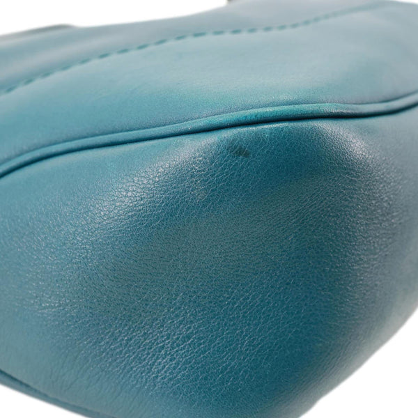 GUCCI Jackie Medium Leather Hobo Bag Teal 277520