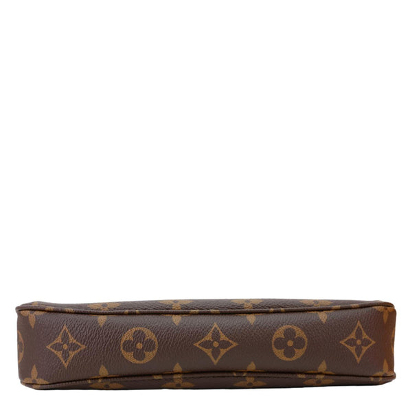 LOUIS VUITTON Pochette Accessoires Monogram Canvas Pouch Brown