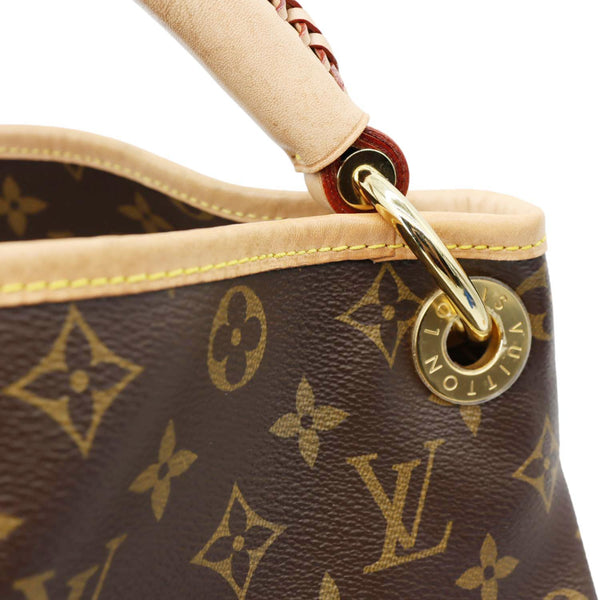 LOUIS VUITTON Artsy MM Monogram Canvas Hobo Bag Brown