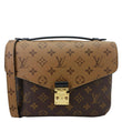 LOUIS VUITTON Metis Pochette Reverse Monogram Canvas Crossbody Bag Brown