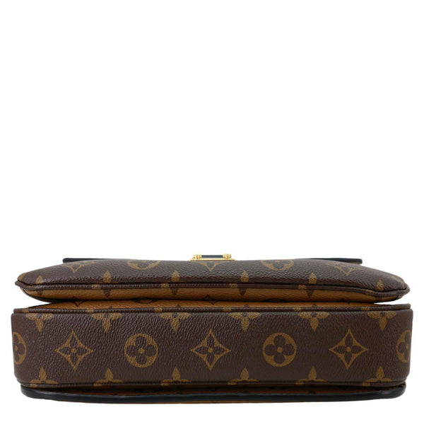 LOUIS VUITTON Metis Pochette Reverse Monogram Canvas Crossbody Bag Brown