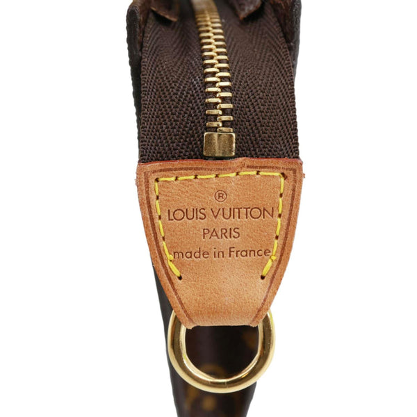 LOUIS VUITTON Monogram Canvas Accessory Pouch Brown