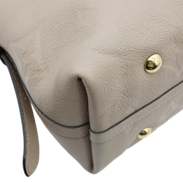 LOUIS VUITTON Carryall MM Empreinte Leather Shoulder Bag Beige