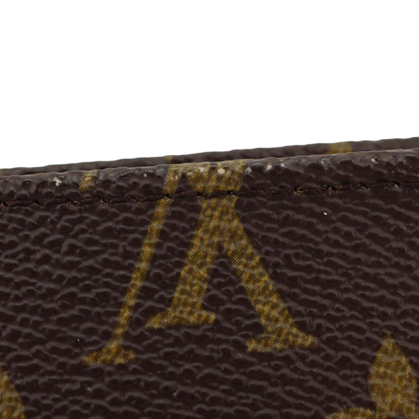LOUIS VUITTON Monogram Canvas Accessory Pouch Brown