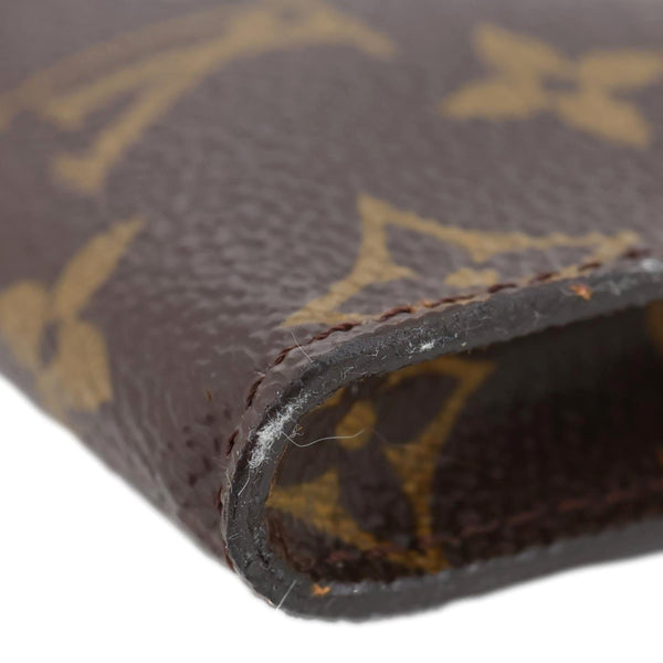 LOUIS VUITTON Monogram Canvas Accessory Pouch Brown