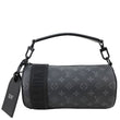 LOUIS VUITTON Polochon PM Soft Monogram Eclipse Canvas Crossbody Bag Black