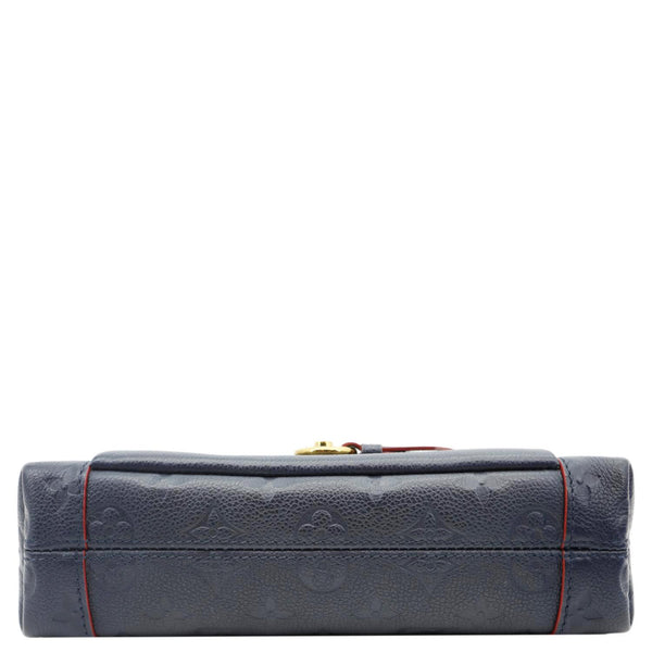 LOUIS VUITTON Blanche Empreinte Leather Shoulder Bag Marine Rouge