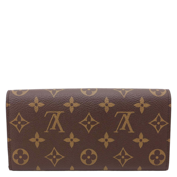 LOUIS VUITTON Emilie Monogram Canvas Wallet Fuchsia