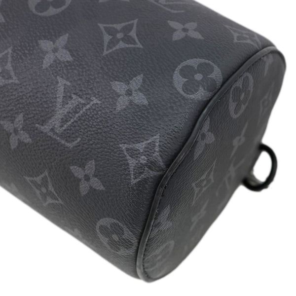 LOUIS VUITTON Polochon PM Soft Monogram Eclipse Canvas Crossbody Bag Black