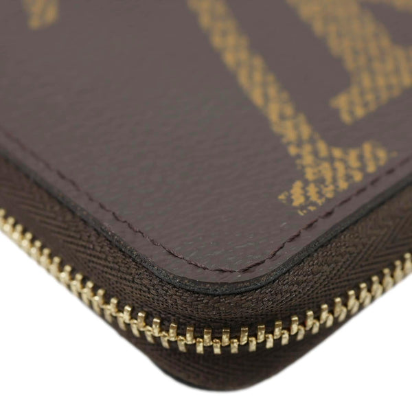 LOUIS VUITTON Monogram Giant Canvas Zippy Coin Purse Brown