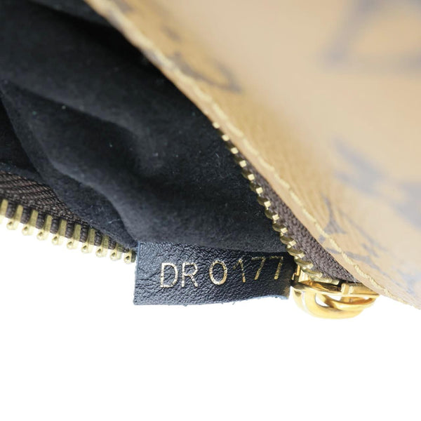 LOUIS VUITTON Metis Pochette Reverse Monogram Canvas Crossbody Bag Brown