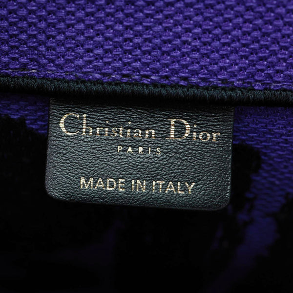 CHRISTIAN DIOR Book Miss Dior Graffiti Embroidered Canvas Tote Bag Pink