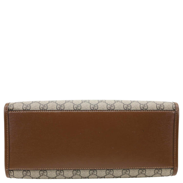 GUCCI Interlocking G Supreme Canvas Tote Bag Beige 659983