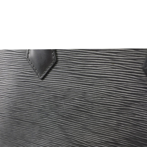 LOUIS VUITTON Alma PM Epi Leather Satchel Bag Metallic Grey