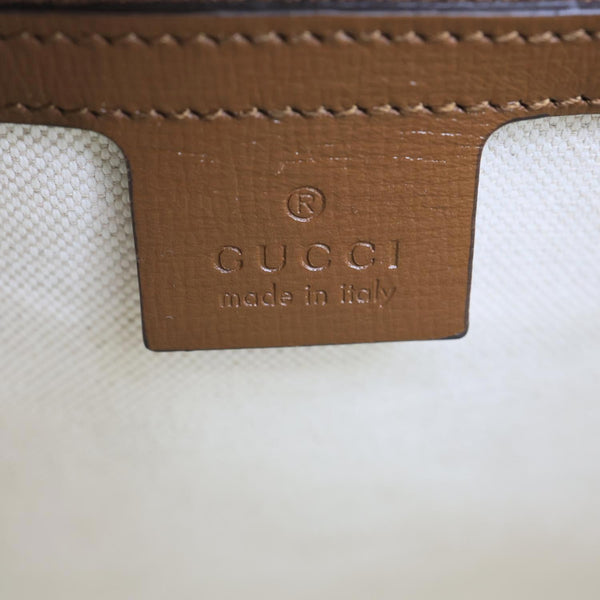 GUCCI Interlocking G Supreme Canvas Tote Bag Beige 659983