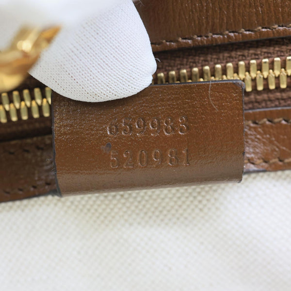 GUCCI Interlocking G Supreme Canvas Tote Bag Beige 659983