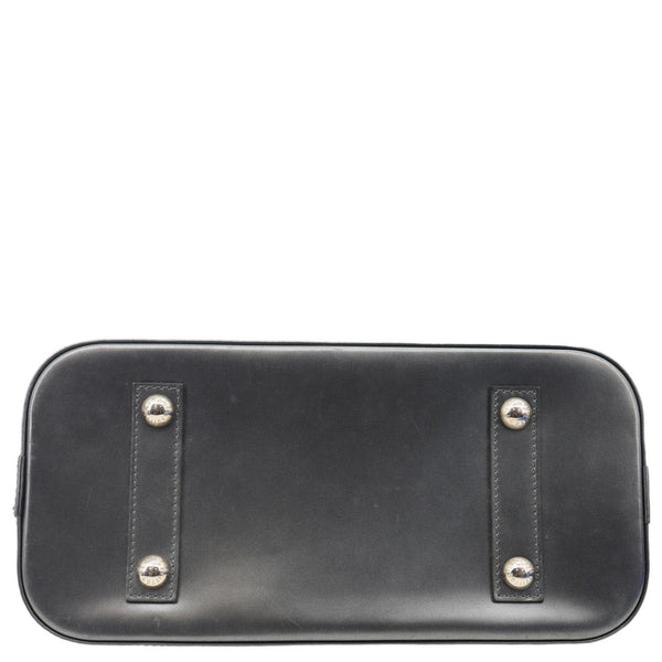 LOUIS VUITTON Alma PM Epi Leather Satchel Bag Metallic Grey