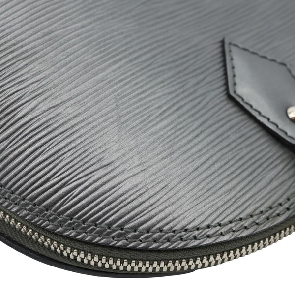 LOUIS VUITTON Alma PM Epi Leather Satchel Bag Metallic Grey