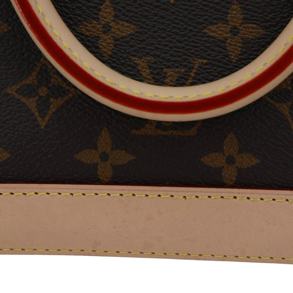 LOUIS VUITTON Alma BB Monogram Canvas Crossbody Bag Brown