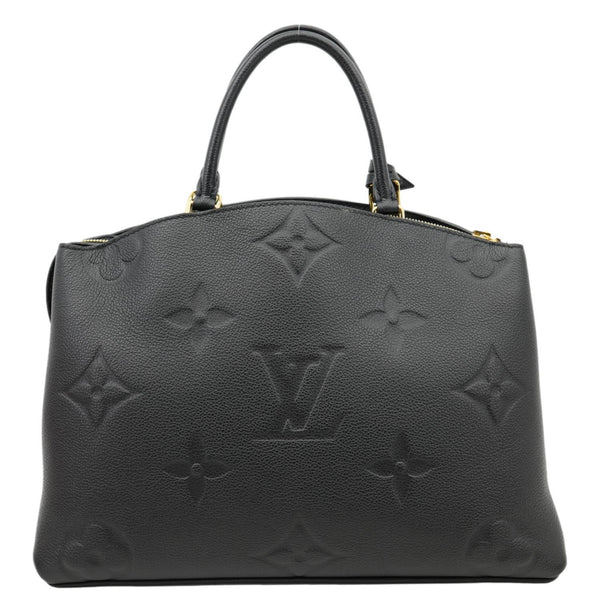 LOUIS VUITTON Grand Palais MM Monogram Empreinte Leather Shoulder Bag Black