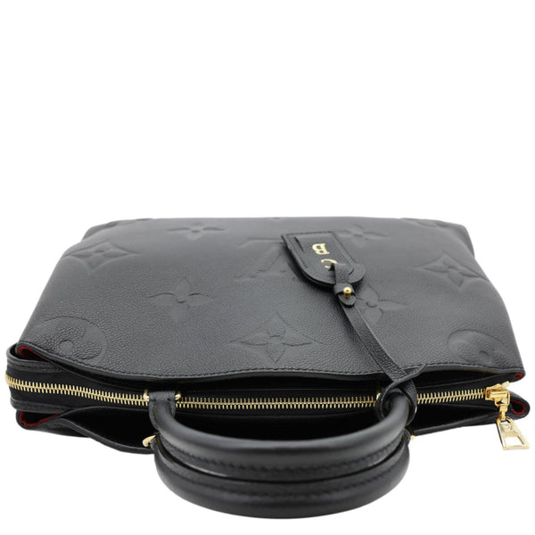 LOUIS VUITTON Grand Palais MM Monogram Empreinte Leather Shoulder Bag Black