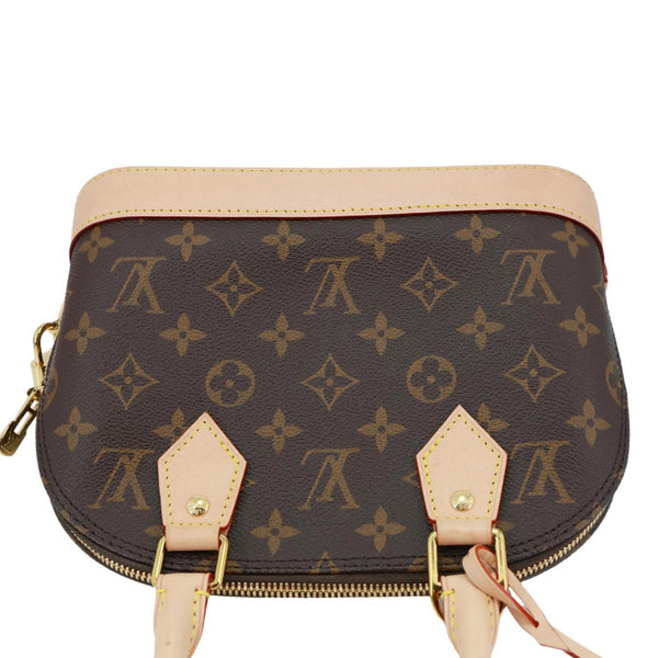 LOUIS VUITTON Alma BB Monogram Canvas Crossbody Bag Brown
