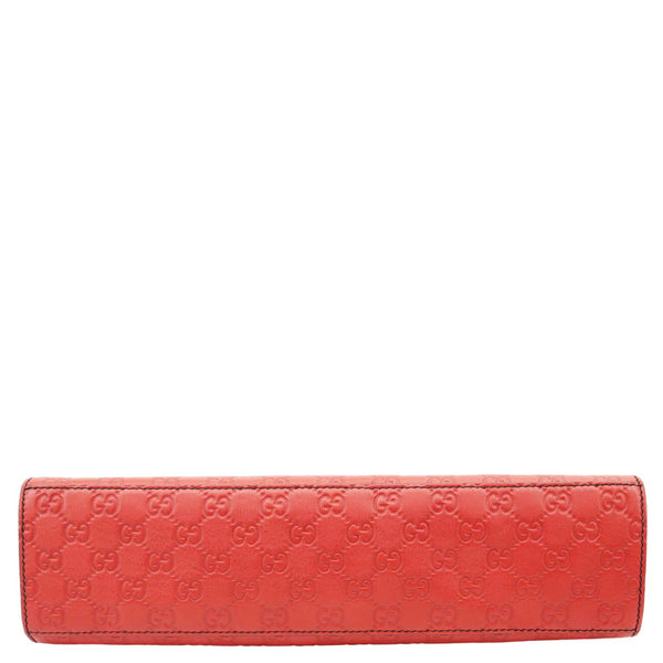 GUCCI Emily Large Leather Chain Shoulder Bag Red 295403