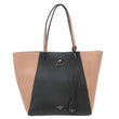 Louis Vuitton Lockme Cabas Pink and Black Leather Tote