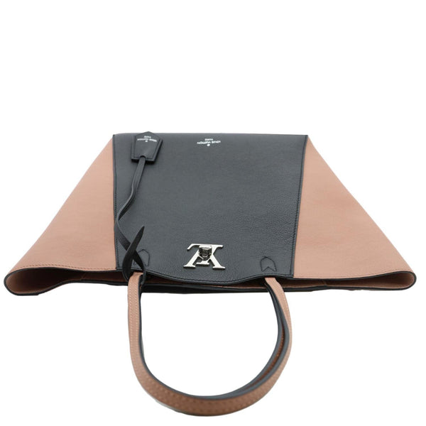 LOUIS VUITTON Lockme Cabas Leather Tote Bicolor