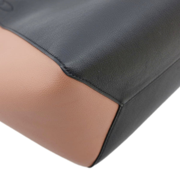 LOUIS VUITTON Lockme Cabas Leather Tote Bicolor