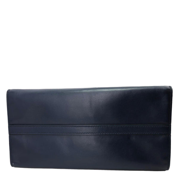 PRADA Esplanade Medium Saffiano City Calfskin Leather Crossbody Bag Navy Blue