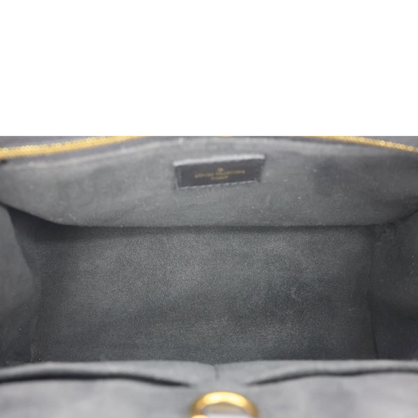LOUIS VUITTON Onthego PM Giant Monogram Empreinte Leather Shoulder Bag Black