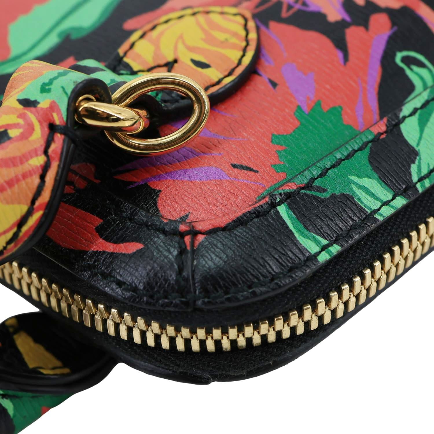 GUCCI Mini Horsebit 1955 Leather Crossbody Bag Multicolor 640716