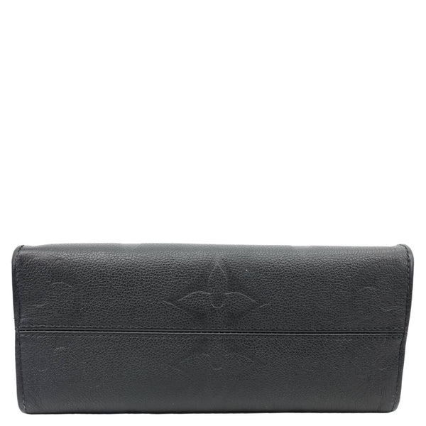 LOUIS VUITTON Onthego PM Giant Monogram Empreinte Leather Shoulder Bag Black