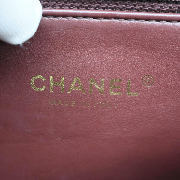 CHANEL Coco Large Quilted Caviar Shoulder Bag Black