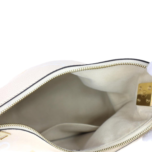 LOUIS VUITTON Marshmallow Giant By The Pool Empreinte Leather Hobo Bag Cream