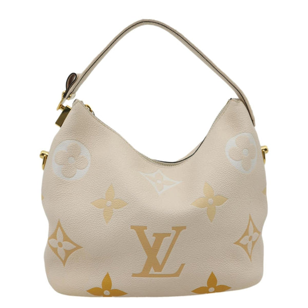 LOUIS VUITTON Marshmallow Giant By The Pool Empreinte Leather Hobo Bag Cream